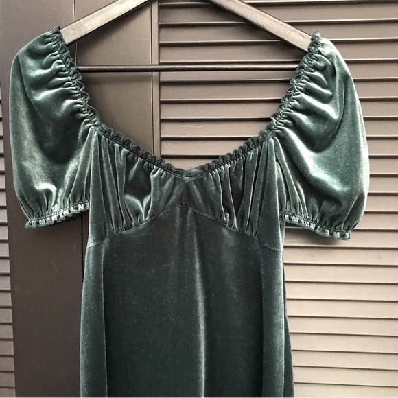 Urban Outfitters Cassandra Whimsigoth Fairycore Mini Dress, Velvety, Size XS - Picture 6 of 12